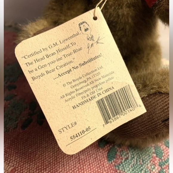 Vintage Boyds Bears Malone E MooseTRAX The Moose Plush Retired JB Bean - Picture 2 of 4